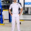 Honda White Uniform For Technician With White Tshirt