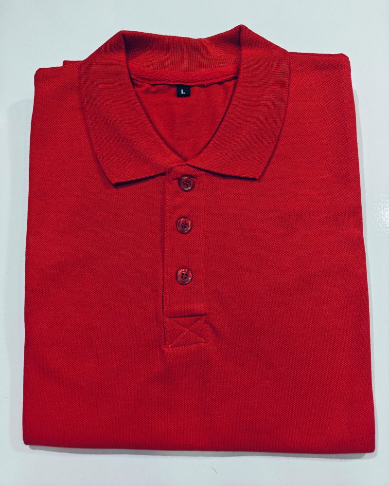 RED POLO T-SHIRT